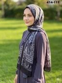 Eylül İpek Etnik Desen Soft Şal 414-111 thumbnail 1