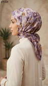 Sharell Desenli Bambu Pamuk Eşarp 277-125 thumbnail 1