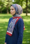 Eylül İpek Etnik Desen Soft Şal 431-112 thumbnail 1