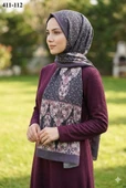 Soft İpek Etnik Desen Soft Şal 411-112 thumbnail 1