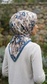Sharell Desenli Bambu Pamuk Eşarp 277-114 thumbnail 1