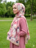 MoonScarf Bambu Kraş Pamuk Şal (Camel) 207-125 thumbnail 1