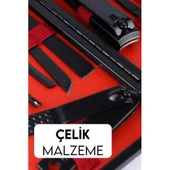 Deri Çantalı 17 Parça Manikür Çelik Set thumbnail 3