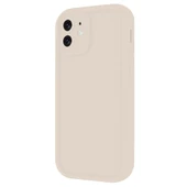Apple İphone 11 Kılıf Viera Silikon - Krem thumbnail 1