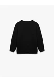 Koton Erkek Çocuk Uzun Kollu Bisiklet Yaka Basic Sweatshirt thumbnail 5