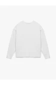 Koton Uzun Kollu Bisiklet Yaka Basic Sweatshirt thumbnail 5