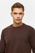 Hipatu Süvari Regular Düz Bisiklet Yaka Sweatshirt thumbnail 4