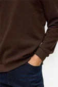 Hipatu Süvari Regular Düz Bisiklet Yaka Sweatshirt thumbnail 5