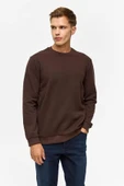 Hipatu Süvari Regular Düz Bisiklet Yaka Sweatshirt thumbnail 1