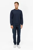 Hipatu Süvari Regular Düz Bisiklet Yaka Sweatshirt thumbnail 8