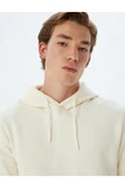 Koton Kapşonlu Sweatshirt Basic Pamuk Karışımlı thumbnail 7