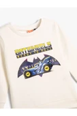 Koton Erkek Çocuk Batwheels Baskılı Sweatshirt thumbnail 12