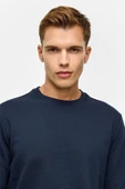 Hipatu Süvari Regular Düz Bisiklet Yaka Sweatshirt thumbnail 5