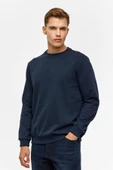Hipatu Süvari Regular Düz Bisiklet Yaka Sweatshirt thumbnail 1