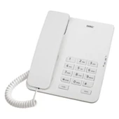 Karel TM140 Beyaz Analog Telefon thumbnail 2