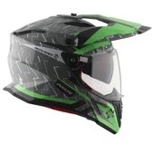 CROSS KASK VİZÖRLÜ AXOR YEŞİL GRİ L thumbnail 2