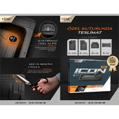Promats İcon 5D Bej Üniversal Havuzlu Paspas 5 Parça thumbnail 5