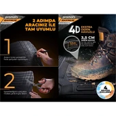 Promats Maximum 4D Siyah Üniversal Havuzlu Paspas 5 Parça thumbnail 4