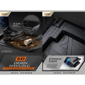 Promats İcon 5D Bej Üniversal Havuzlu Paspas 5 Parça thumbnail 4