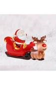 Mini Noel Baba, Kızağı,Geyik Silikon Kalıp (S784) thumbnail 1