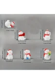 6 Parça Minyatür Noel Figür Seti (S791) thumbnail 2