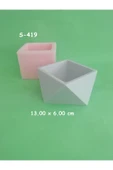 Geniş Geo Saksı Silikon Kalıp thumbnail 1