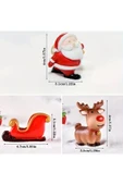 Mini Noel Baba, Kızağı,Geyik Silikon Kalıp (S784) thumbnail 2
