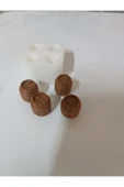 Dörtlü Mini Bidon Silikon Kalıp (S923) thumbnail 1