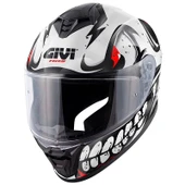 GIVI 50.X BONES BEYAZ-KIRMIZI KASK thumbnail 2
