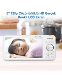 Vtech Uyarlanabilir Gece Lambalı 5’’ Wi-Fi Görüntülü Bebek Monitörü - RM5756HD thumbnail 9