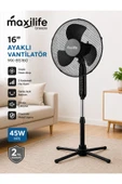 16" Teleskopik Ayaklı Vantilatör , 3 Kademe thumbnail 1