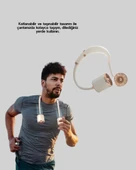 5 Kanatlı Sessiz Mini Fan 3 Vitesli Katlanabilir Asılabilir thumbnail 5