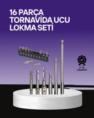 Çok Amaçlı 16lı Bits Uç Seti Dayanıklı Tornavida Adaptör thumbnail 1