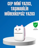 Mini Bluetooth Termal Yazıcı 1200mAh Şarjlı Taşınabilir thumbnail 1