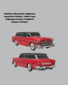 Retro Araba Şekilli Kablosuz Bluetooth Hoparlör thumbnail 2