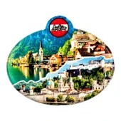 Avusturya Temalı Oval Magnet thumbnail 1