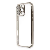 İphone 16 Lensli Silikon - Titanyum Gri thumbnail 2