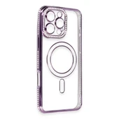İphone 16 Joke Simli Magneticsafe - Derin Mor thumbnail 3