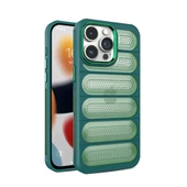 İphone 14 Airmax Silikon Kapak - Koyu Yeşil thumbnail 1