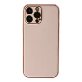İphone 13 Coco Deri Silikon Kapak - Pudra thumbnail 1