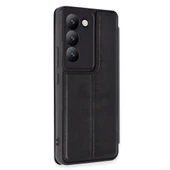 V30 Lite 4G Flip Cover - Siyah thumbnail 2