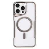 İphone 16 Boyi Silikon Kapak - Gümüş thumbnail 1