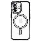İphone 16 Joke Simli Magneticsafe - Siyah thumbnail 1