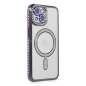 İphone 13 Joke Simli Magneticsafe - Derin Mor thumbnail 1