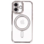 İphone 16 Joke Simli Magneticsafe - Pembe thumbnail 2