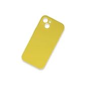İphone 13 Lansman Legant Silikon - Sarı thumbnail 2