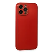 İphone 13 Coco Deri Silikon Kapak - Kırmızı thumbnail 3