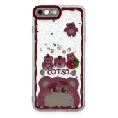 İphone 7 Sweet Desenli Silikon Kapak - Pembe thumbnail 1