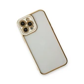 İphone 13 Liva Lens Silikon - Beyaz thumbnail 3