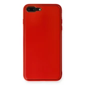 İphone 7 Coco Deri Silikon Kapak - Kırmızı thumbnail 1